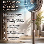 ¡Dile adiós al apagón y al calor! 🔋🌬️ JYSUPER de 12" (Hasta 20h de batería) - Img 56256749