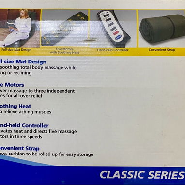 Se vende estera o colchoneta con vibración y calor infrarrojo para masaje, dolores y prevenir escaras. - 2/4