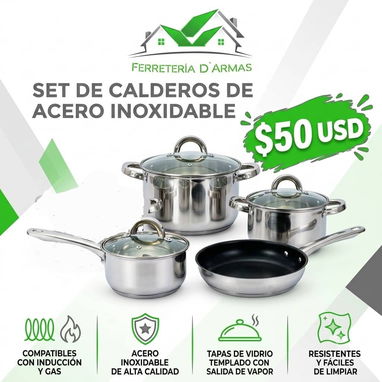 Set de calderos para inducción - 3/6
