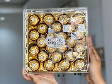 🌰🌰🌰Ferrero Rocher Caja de Chocolates Rellenos con Avellanas y Crema de Chocolate 24 Unidades🌰🌰🌰 - Img 66490177