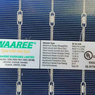 Se vende Panel Solar WAAREE Bi-55-540 NUEVOO - 5/6