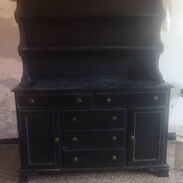 Mueble de madera negro vintage - Img 44963830