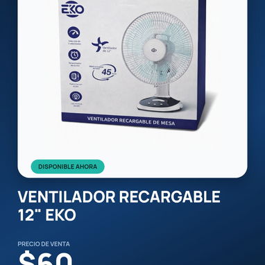 🔥 *OFERTAS DISPONIBLES EN VENTILADORES*  Y VENTILADORES RECARGABLES - 3/4