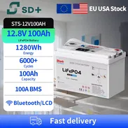 SANDISOLAR(SHARK TOPSUN) 12.8V 100AH Bateria de Litio LiFePO4 - Img 56311923