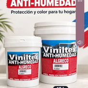 PINTURA VINIL ANTIUMEDAD PARA INTERIOR Y EXTERIOR - Img 58036213