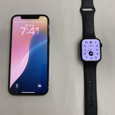 Iphone 12 pro apple whach serie 7 libres de fabrica y icloud cero detalles - 4/5