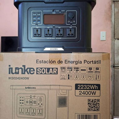 Estacion de energía. 2.2kwh de bateria,2400watts de potencia,800 watts de entrada solar - 3/3