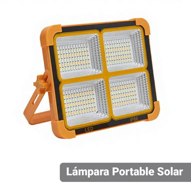 Lámpara LED Solar de Trabajo 100 W 10.000 Lúmenes con Batería de 16.500 mAh IP66 - 3/3