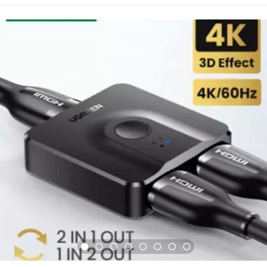Switch HDMI//Para conectar dispositivos con salida HDMI a un mismo monitor o TV e intercambiar las salidas//Nuevos - Img 111100271