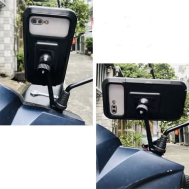 Soporte de celular impermeable para moto - 3/4