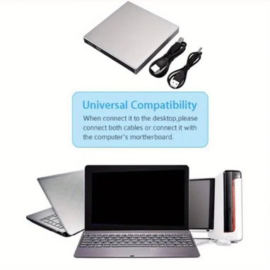 ☎️53544655 🛵 Entrega Disponible ⭐ Unidad de DVD Externa USB 3.0 Compacta ⭐ - Img 121551453