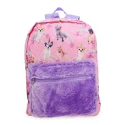 Mochila rosada y morada para niñas para la escuela (poco uso) - Img 58195468