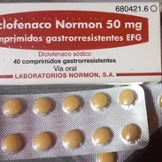 Diclofenaco sódico 50mg, blister de 10 tabletas - Img 55728242