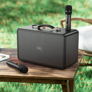 Hoco - Bocina Inal谩mbrica HA8 Ave Bluetooth 5.4 - 35W - Micr贸fonos Dual 馃寪 - Img 127564666