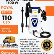 HIDROLAVADORA DE ALTA PRESIÓN 1500W - Img 55713257