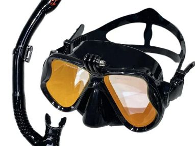 Máscaras para buceo/ careta y snorkel/ careta cristal polarizado - Img 66568008