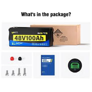 Batería de 5kwh 48v 100ah compatible con: Eco flow delta 3 plus Eco flow delta 3 Eco flow delta 2 Viene con el cable d - Img 57357665