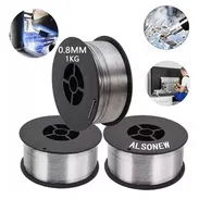 Roloos de alambre fluxcore 1kg 0.8mm - Img 55923043