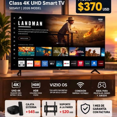 Televisores Smart TV de 50 pulgadas Insignia. ONN, Hisense y Samsung - 4/4