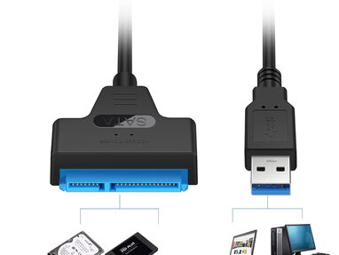 Sata para discos SSD y de laptop con entradas USB 3.0 a Sata Adaptador - Img 52515742