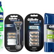 ESPUMA DE AFEITAR, AFTER SHAVE Y MAQUINA PARA AFEITAR, MARCA GILLETTE - Img 49724592