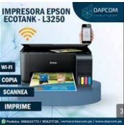 GARANTÍA, ENVÍO E INSTALACIÓN GRATIS 💥IMPRESORA EPSON L3250 MULTIFUNCIONAL 3 en 1 Epson EcoTank NUEVAS EN CAJA.☎️585783 - Img 46046164