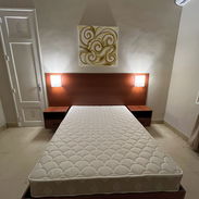 Cama matrimonial minimalista. Estilo hotelero y moderno para tu habitacion - Img 56706842