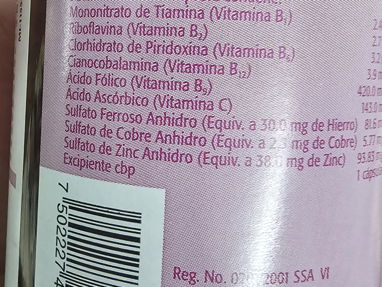 Vitamina para mamá ácido folico fumarato - Img 65980051