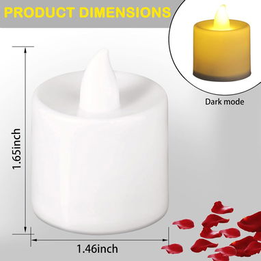 🕯️​ MINI VELAS LED PARA DECORACION 🕯️​ LUZ CALIDA 🕯️​ 2 BATERIAS INCLUIDAS 🕯️​5.887.23.60 - Img 103887170