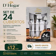 Set de 24 cubiertos. Domicilio Incluido - Img 57098808