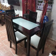 Juego de Comedor de Madera - Img 57890915