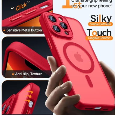 ☎️53544655 🛵 Entrega Disponible ⭐Funda Magnética para iPhone 13 Pro – Red ⭐ - Img 123036274