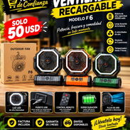 Ventiladores f6 recargable - Img 57451456