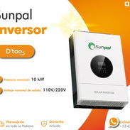🔅 Inversor Solar Sunpal-10kWh-110V/220V-energía de respaldo-para apagones🔅 - Img 57551365