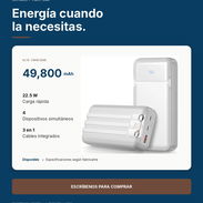 Power Bank 49800mAh SOLPOWBEN | Cargador Portátil 22.5W iPhone Android - Img 56769448