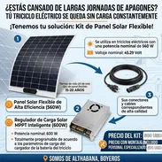 Kit de panel solar flexible para triciclo eléctrico - Img 55866920
