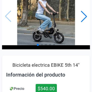 Bicicleta electrica EBIKE 5th 14" - Img 125339651