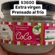 Aceite de Coco $3600 120 ml. extravirgen, prensado al vacío - Img 56121969