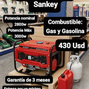 PLANTA ELÉCTRICA DE GASOLINA/ GAS 3000W SANKEY - Img 55312127