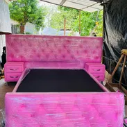 Cama con mesitas en venta 💯✅ - Img 55735293
