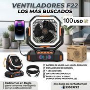 Ventilador recargable f22 - Img 56353074