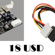 Tarjeta PCI de 4 USB 3.0 nuevas, incluye cable de alimentacion ---- 54268875 -- Tengo mensajeria - Img 45374924