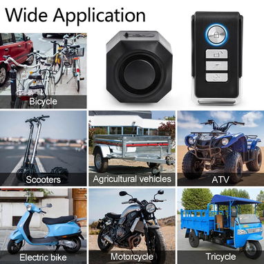 🧱​ ALARMA PARA MOTOS - BICICLETA - ETC 🧱​  SENSOR DE VIBRACION - RECARGABLE USB -- 5.887.23.60 - Img 104011751