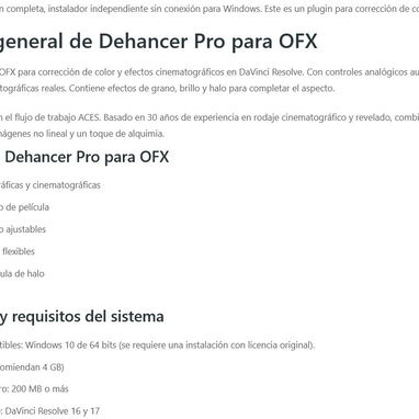 DaVinci Resolve Studio 21.1 ✅plugins ✅extensiones ✔Dehancer ✔Boris FX Sapphire ✔Neat Video Pro ✔BeatEdit - 3/3