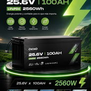 BATERÍA IDEAL PARA INVERSORES Ciclos de carga profundo BMS Integrado 25.6V 100 Ah (2560 Wh) - Img 56614059