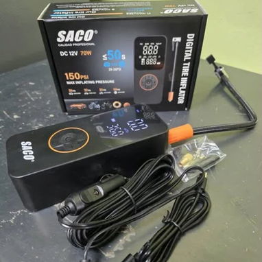 Compresor de aire digital con luz led - 2/2