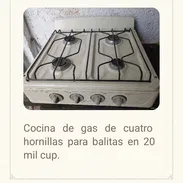 Cocina de gas para balitas de cuatro hornillas. - Img 55793248