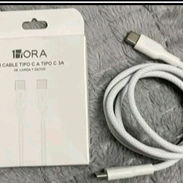 CABLE TIPO C A TIPO C 3A CARGA RÁPIDA Y TRANSFIERE DATOS (MARCA 1 HORA) - Img 54908288