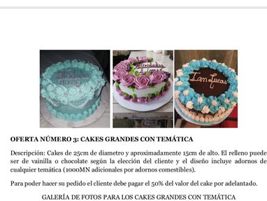 Cakes y mini Cakes - Img 55189424