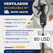 Ventilador Recargable - Img 57648888